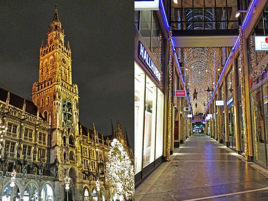 Στο κέντρο του Μονάχου, το Δημαρχείο και η αγορά